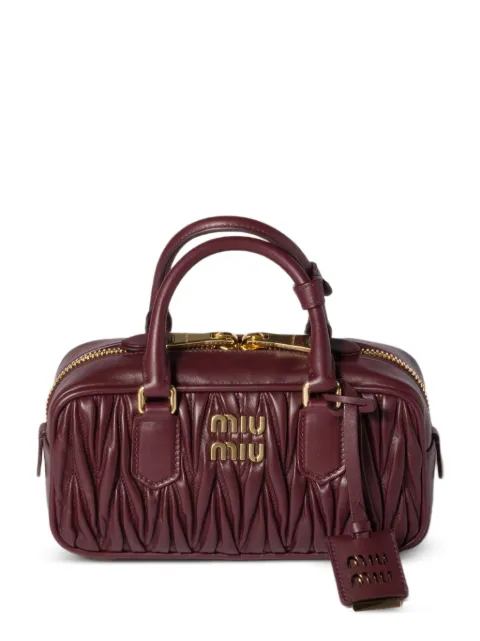 Miu Miu Arcadie matelassé nappa leather bag