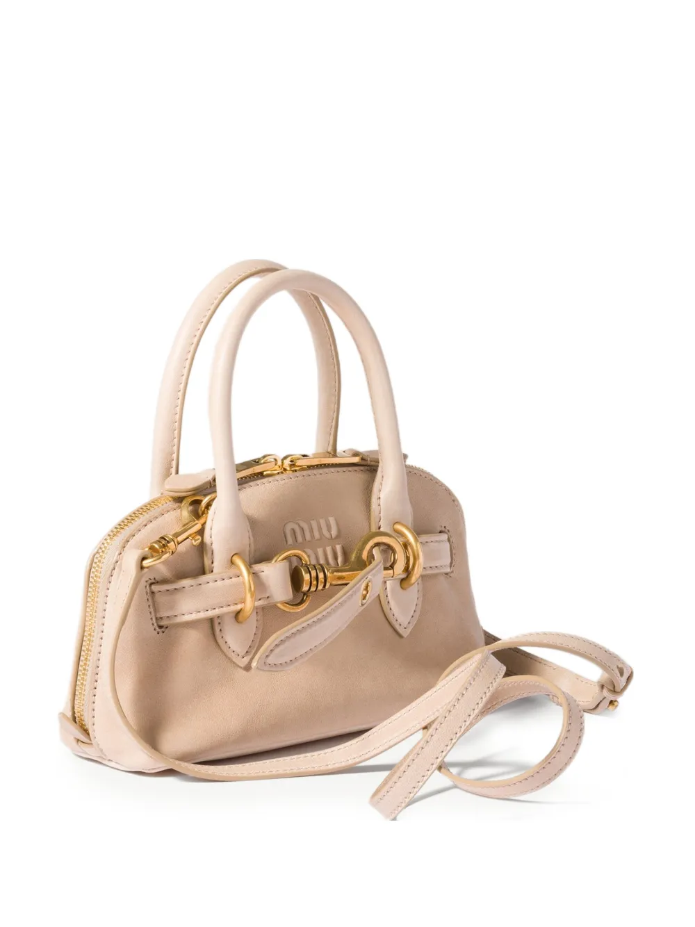 Miu Aventure mini-shopper Beige