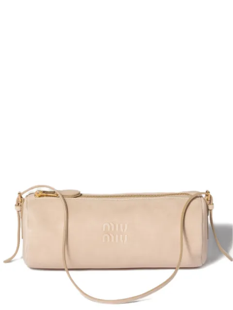 Miu Miu monedero con logo en relieve