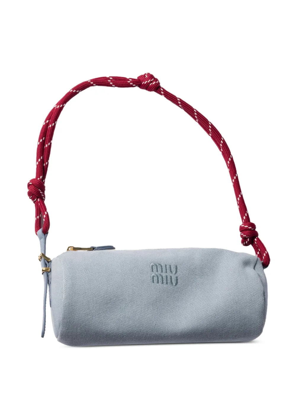 Miu Gabardine buidel Grijs
