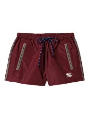 パンツ MIU MIU Wool Shorts Miu Miu ミュウミュウ チェック バミューダショーツ | グレー