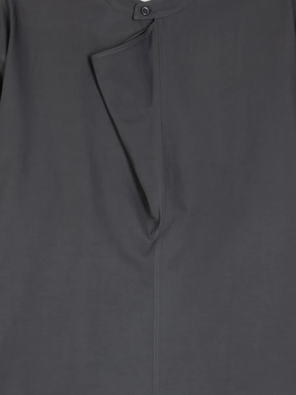  Studio Nicholson Solis Drape Collar Shirt - Grey 