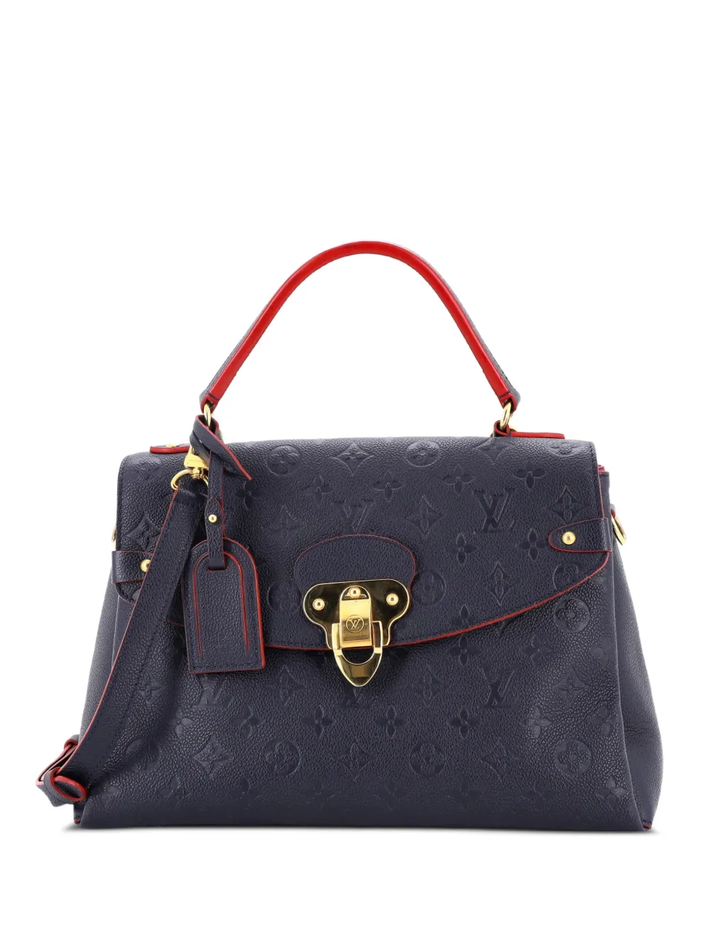 Louis Vuitton Pre-Owned Georges Handbag Monogram Empreinte Leather MM satchel - Blu
