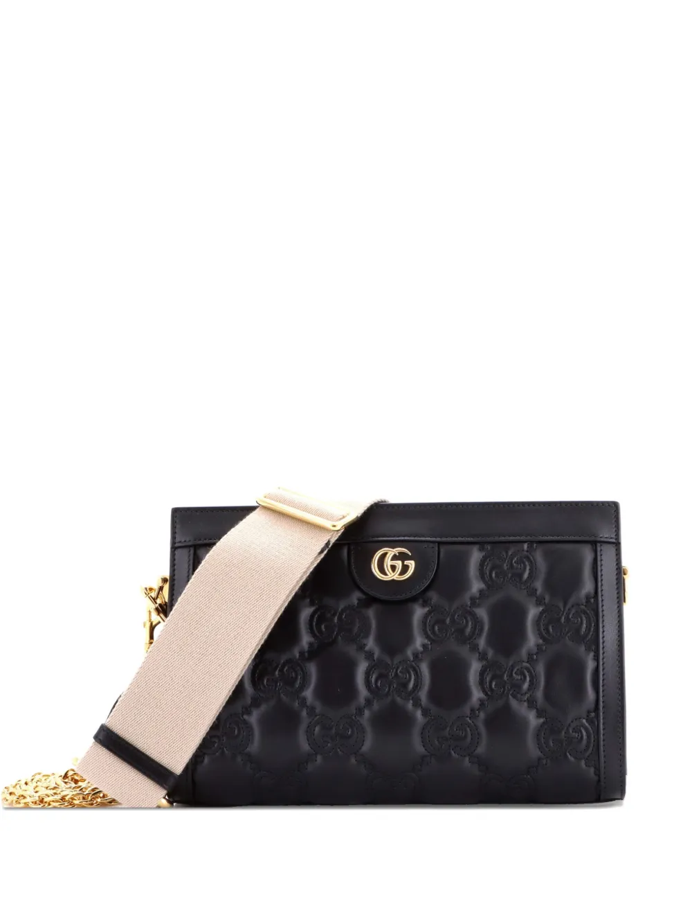 Gucci Pre-Owned GG GG Matelasse Leather Small shoulder bag - Nero