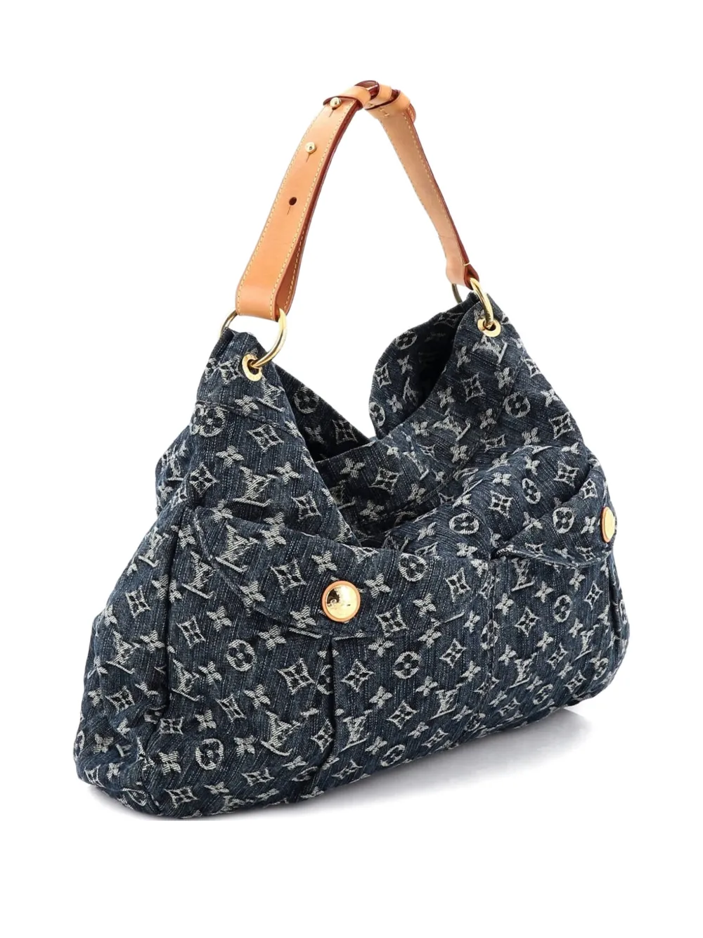 Louis Vuitton Pre-Owned Daily Handbag Denim GM hobo bag - Blu