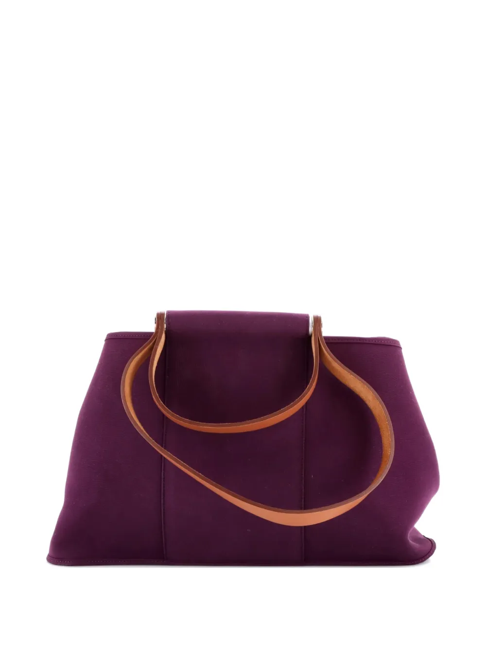Hermès Pre-Owned Cabag Elan Toile and Leather 39 tote bag - Purple