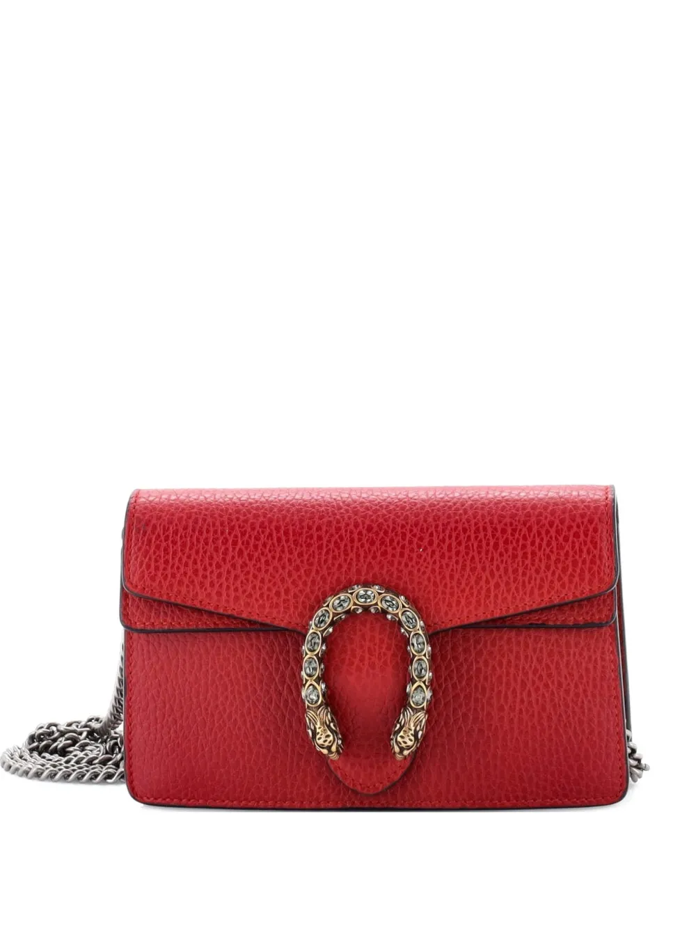 Gucci Pre-Owned Dionysus Bag Leather Small shoulder bag - Rosso