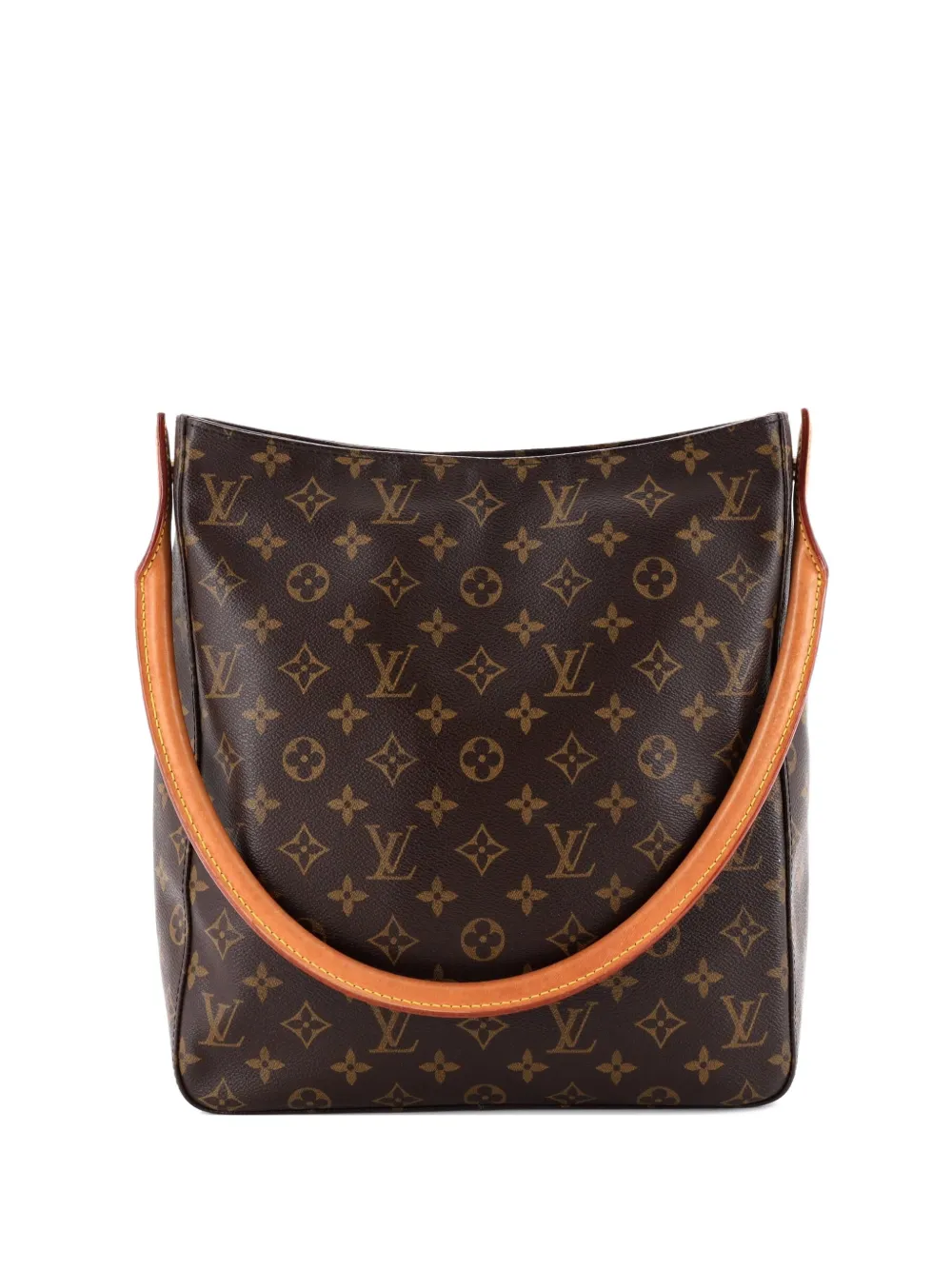 Louis Vuitton Pre-Owned Looping Handbag Monogram Canvas GM shoulder bag - Marrone