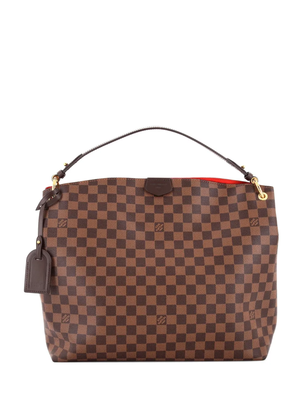 Louis Vuitton Pre-Owned Graceful Handbag Damier MM hobo bag - Marrone