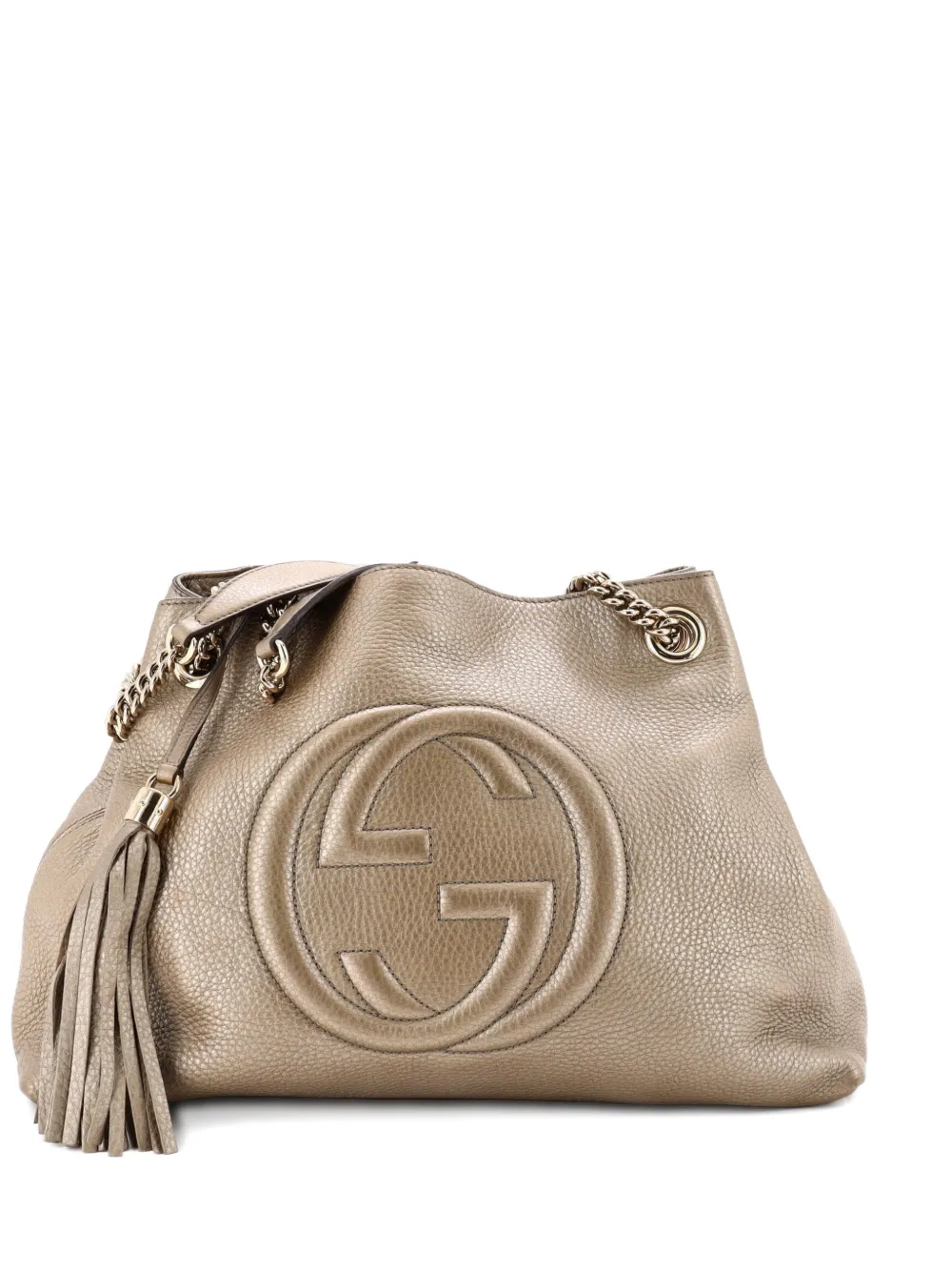 Gucci Pre-Owned Soho Chain Strap Leather Medium shoulder bag - Oro