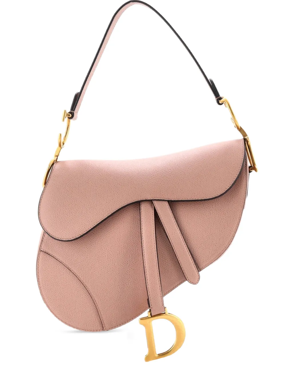 Christian Dior Pre-Owned Saddle Handbag Leather Medium shoulder bag - Toni neutri