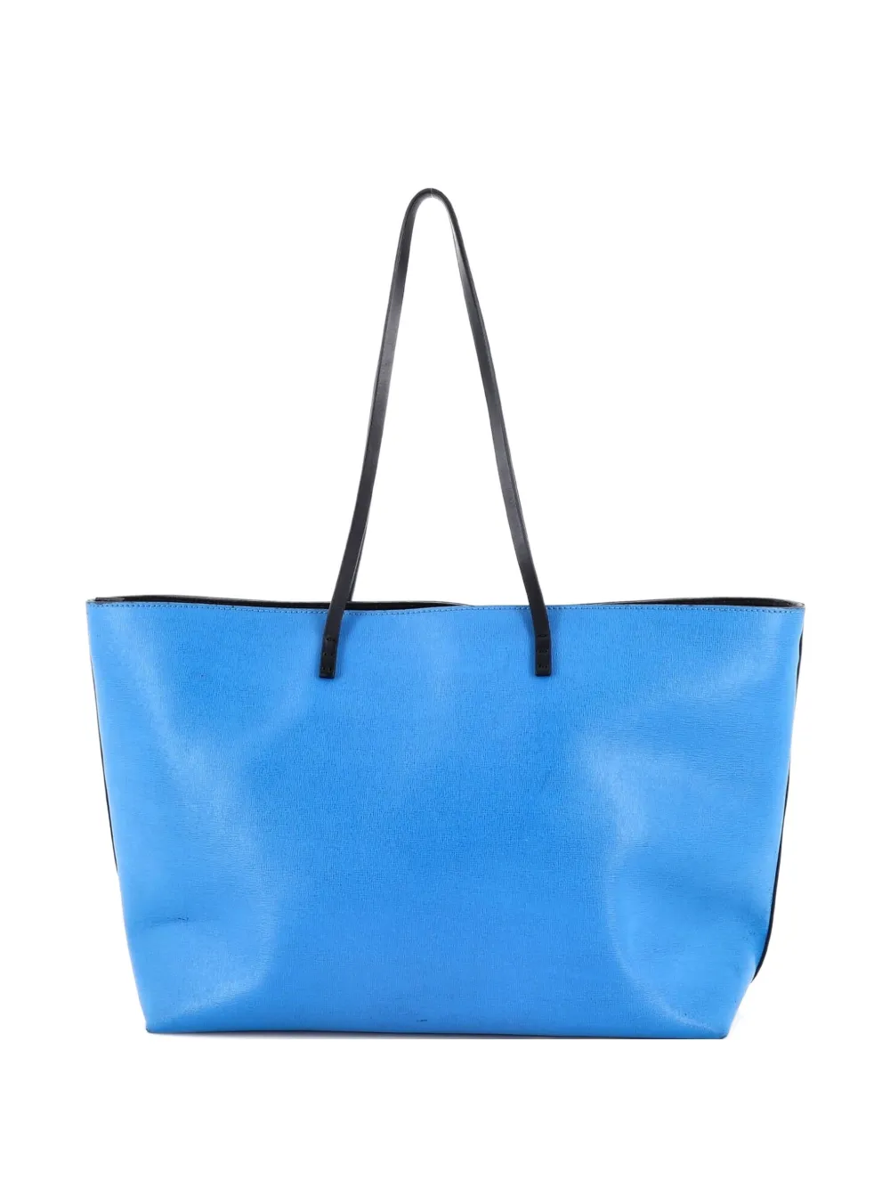 Fendi Pre-Owned Monster Roll Leather Medium tote bag - Blu