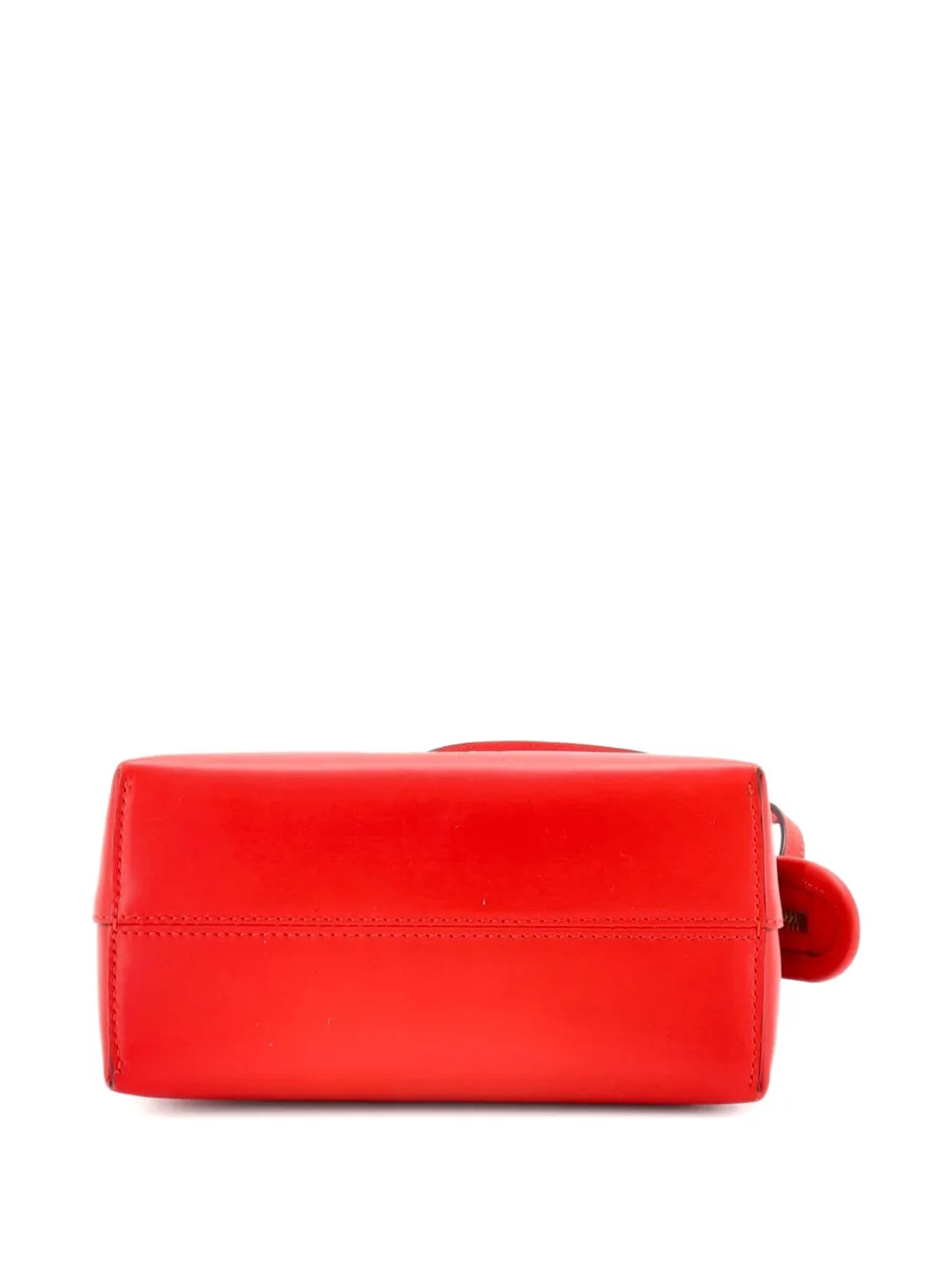 Logo By The Way Top Handle Bag Embossed Leather Mini Crossbody Bag