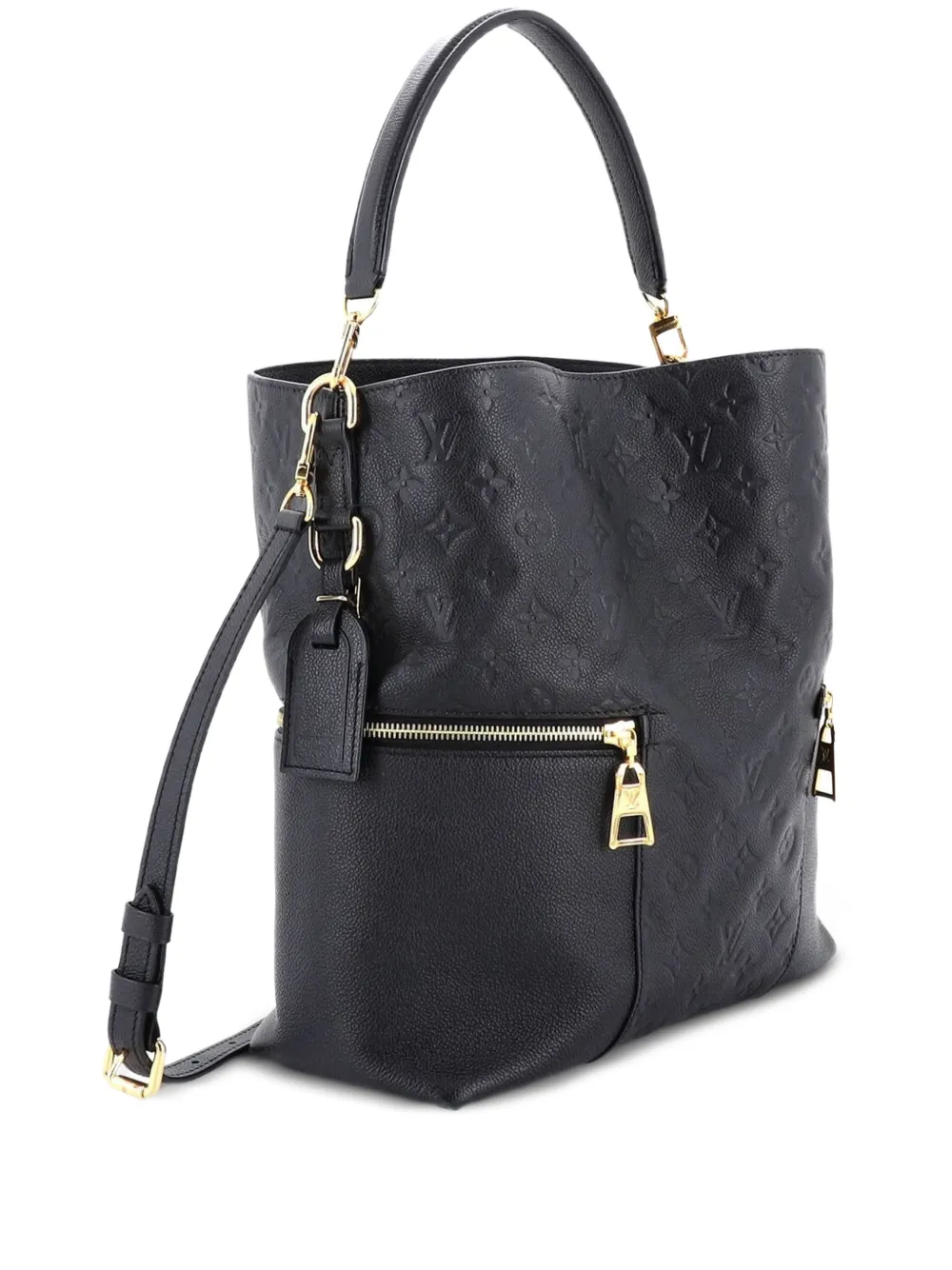 Louis Vuitton Pre-Owned Melie Handbag Monogram Empreinte Leather hobo bag - Nero