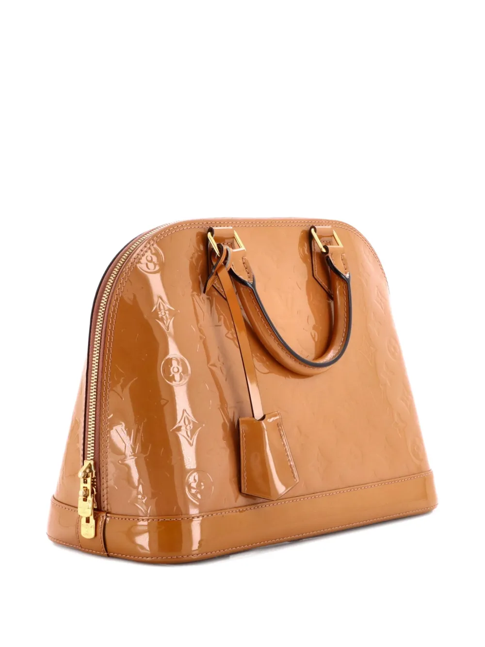 Louis Vuitton Pre-Owned Alma Handbag Monogram Vernis PM satchel - Toni neutri