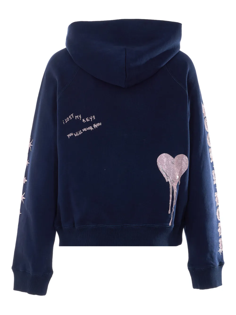 Zadig&Voltaire logo-lettering hoodie - Blauw