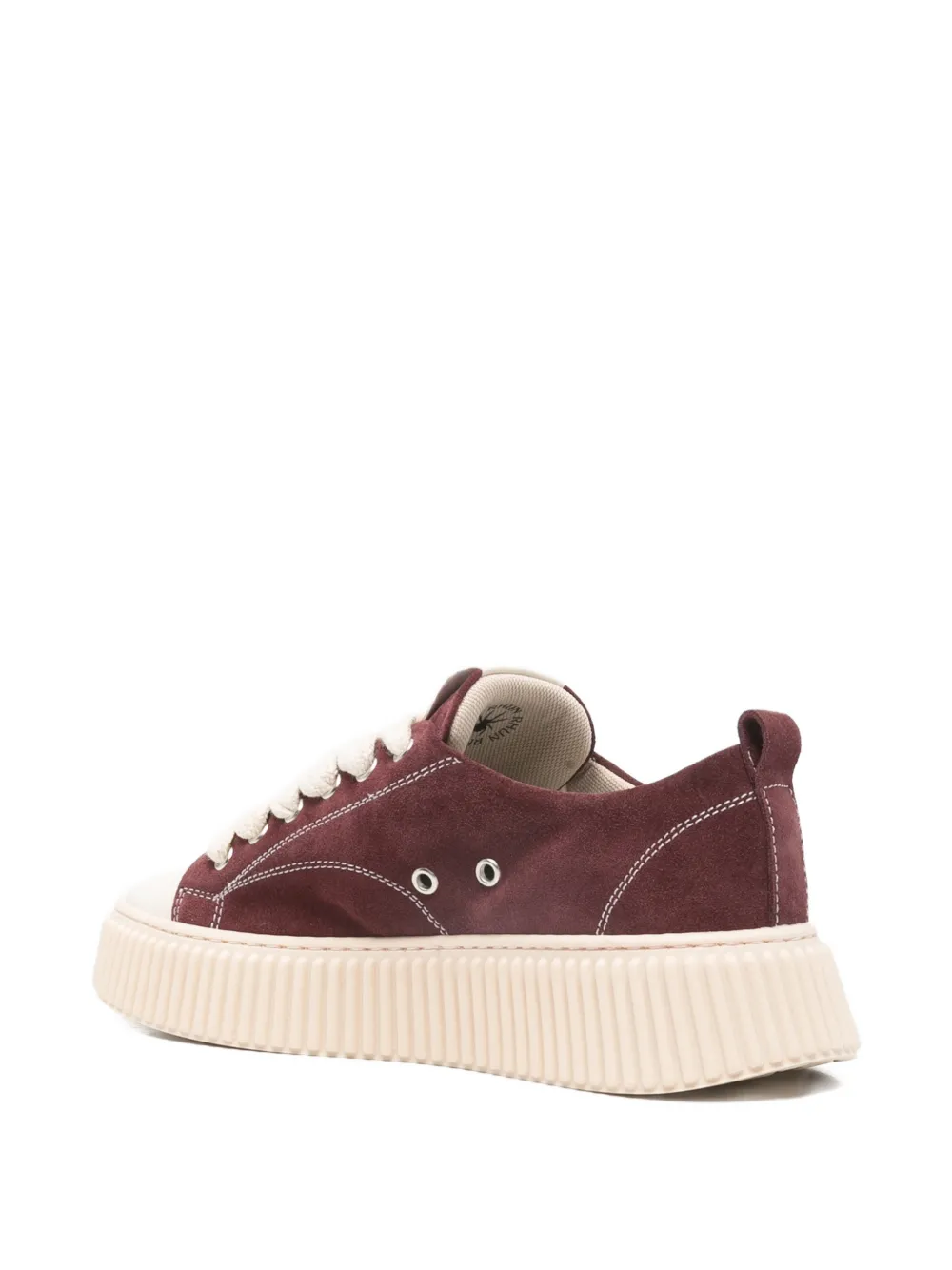  Rhun Lace-up Low-top Sneakers - Red 