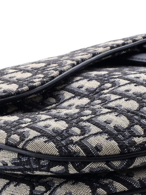 Christian Dior Pre-Owned サドル ハンドバッグ オブリーク キャンバス