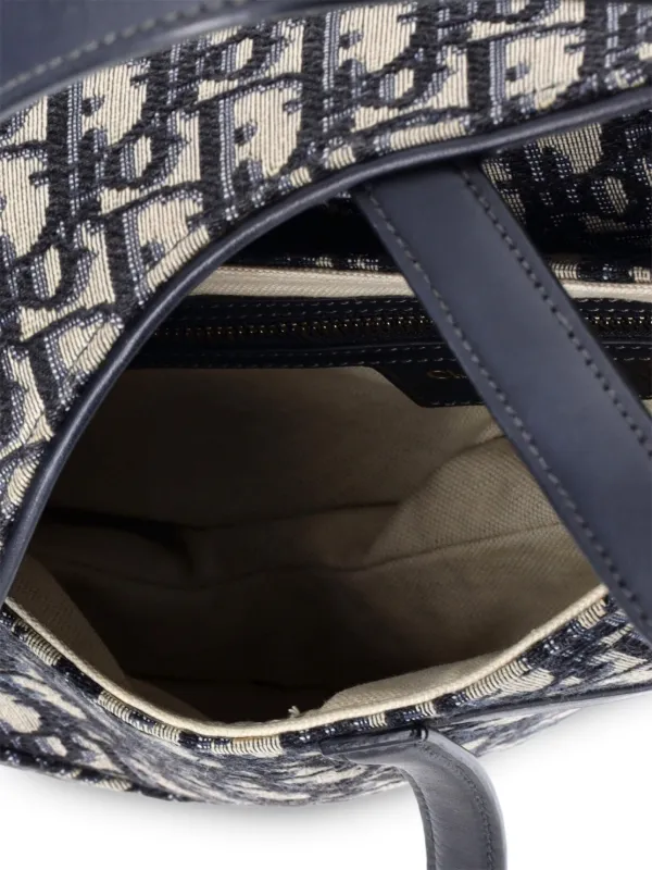 Christian Dior Pre-Owned サドル ハンドバッグ オブリーク キャンバス