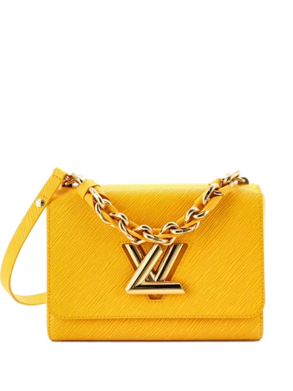Louis Vuitton エピレザー ハンドバッグ イエロー Louis Vuitton ルイ 