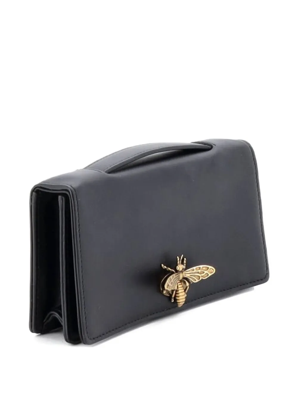 Christian Dior Pre-Owned Bee Leather clutch bag - Nero