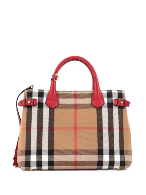 Burberry Pre-Owned Banner House Check Canvas Medium tote bag