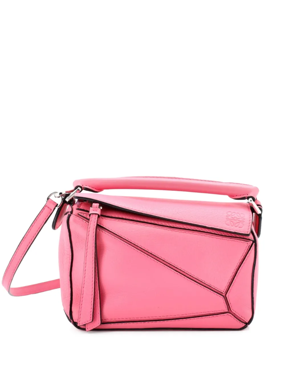 Loewe Pre-Owned Puzzle Bag Leather Mini crossbody bag - Rosa