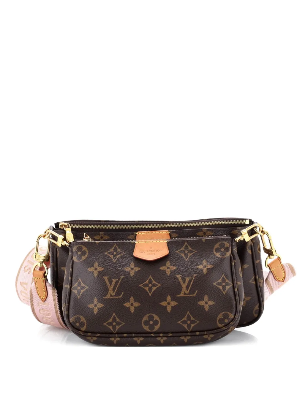Louis Vuitton Pre-Owned Multi Pochette Accessoires Monogram Canvas crossbody bag - Marrone