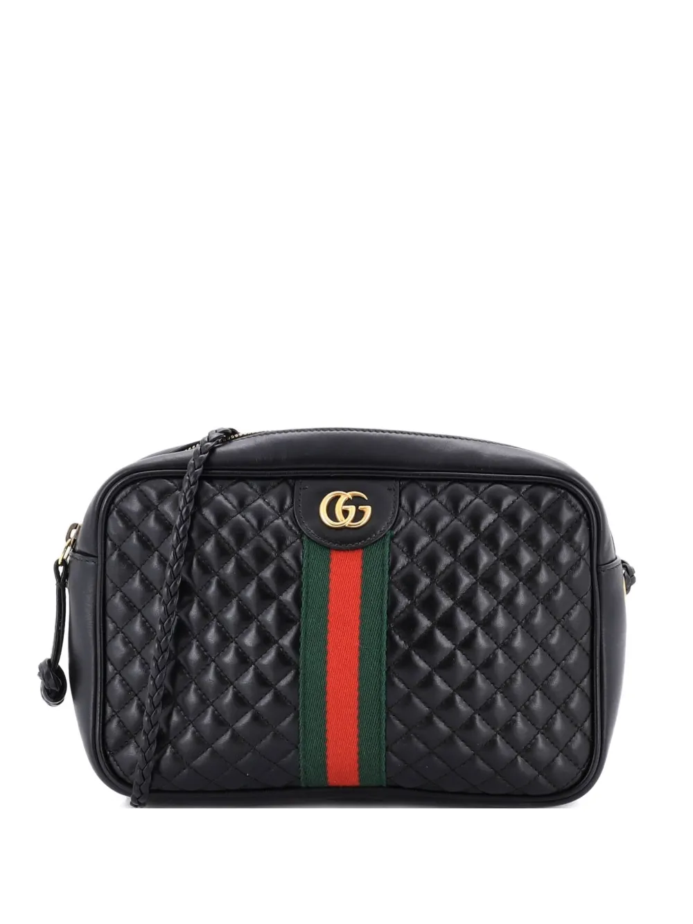 Gucci Pre-Owned Trapuntata Camera Bag Quilted Leather Small crossbody bag - Nero