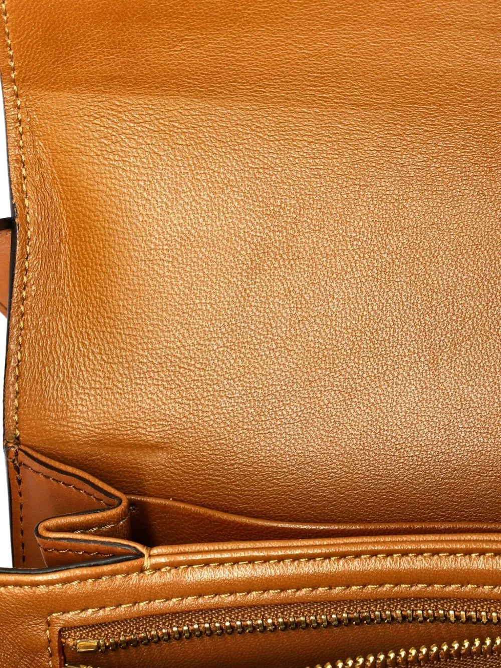 Celine Pre-owned Triomphe Shoulder Bag Canvas with Leather Medium Crossbody Bag in Brown, view 5