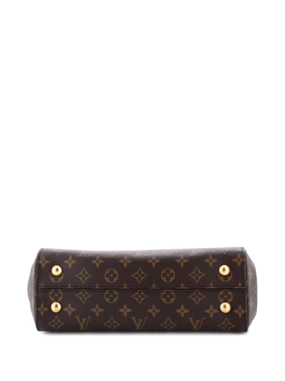 Louis Vuitton Pre-owned Cluny Top Handle Bag Monogram Canvas MM Shoulder Bag in Brown, view 4