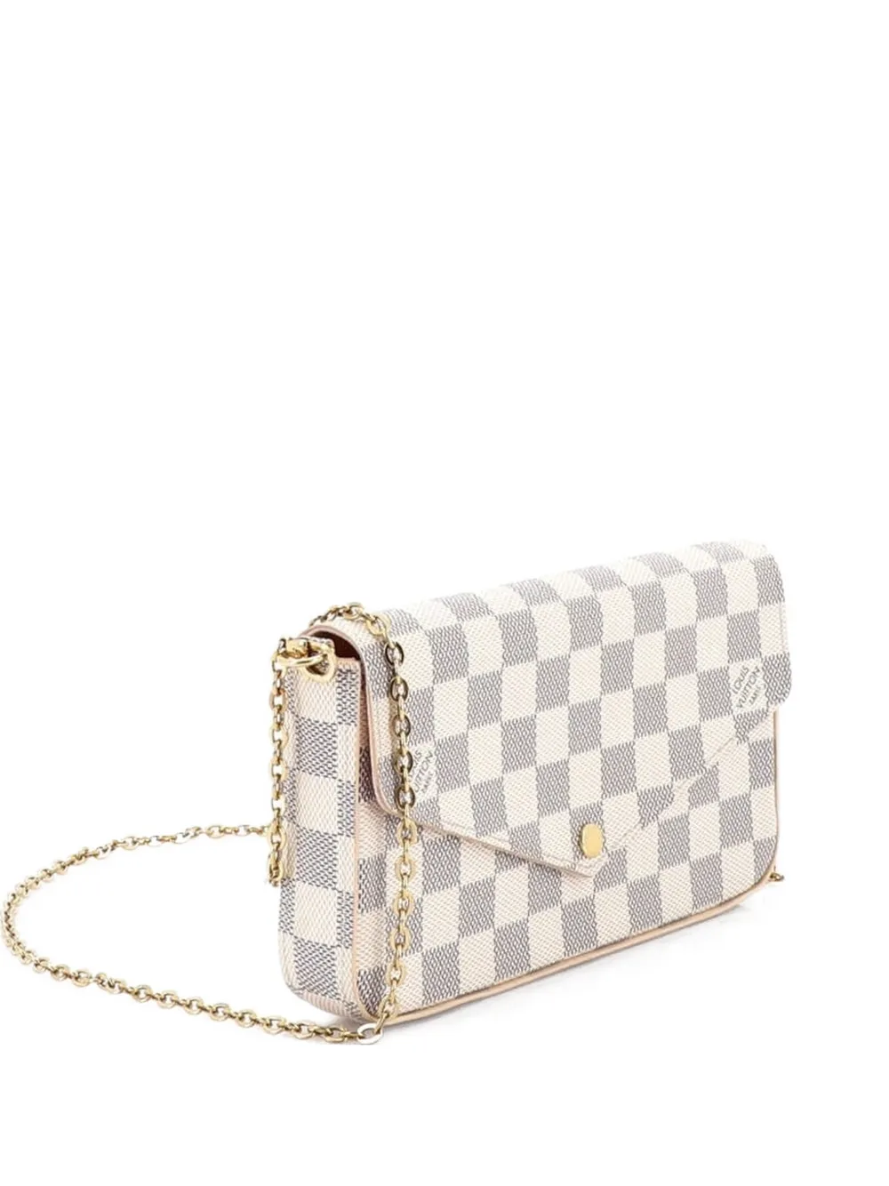Louis Vuitton Pre-Owned Felicie Pochette Damier crossbody bag - Bianco