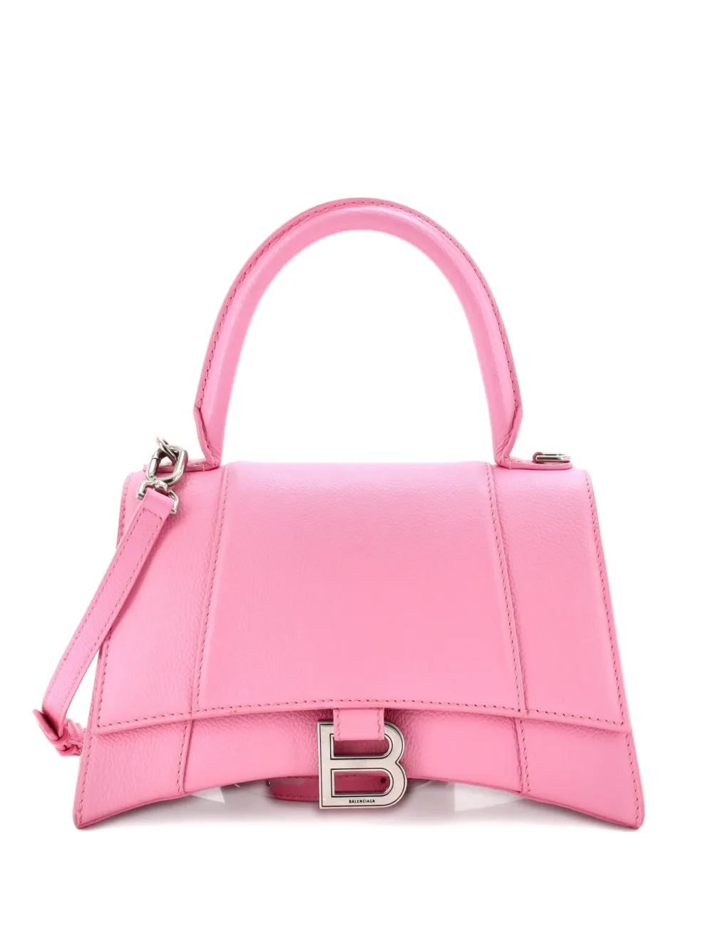 Balenciaga Pre-Owned Hourglass Top Handle Bag Leather Small satchel - Rosa