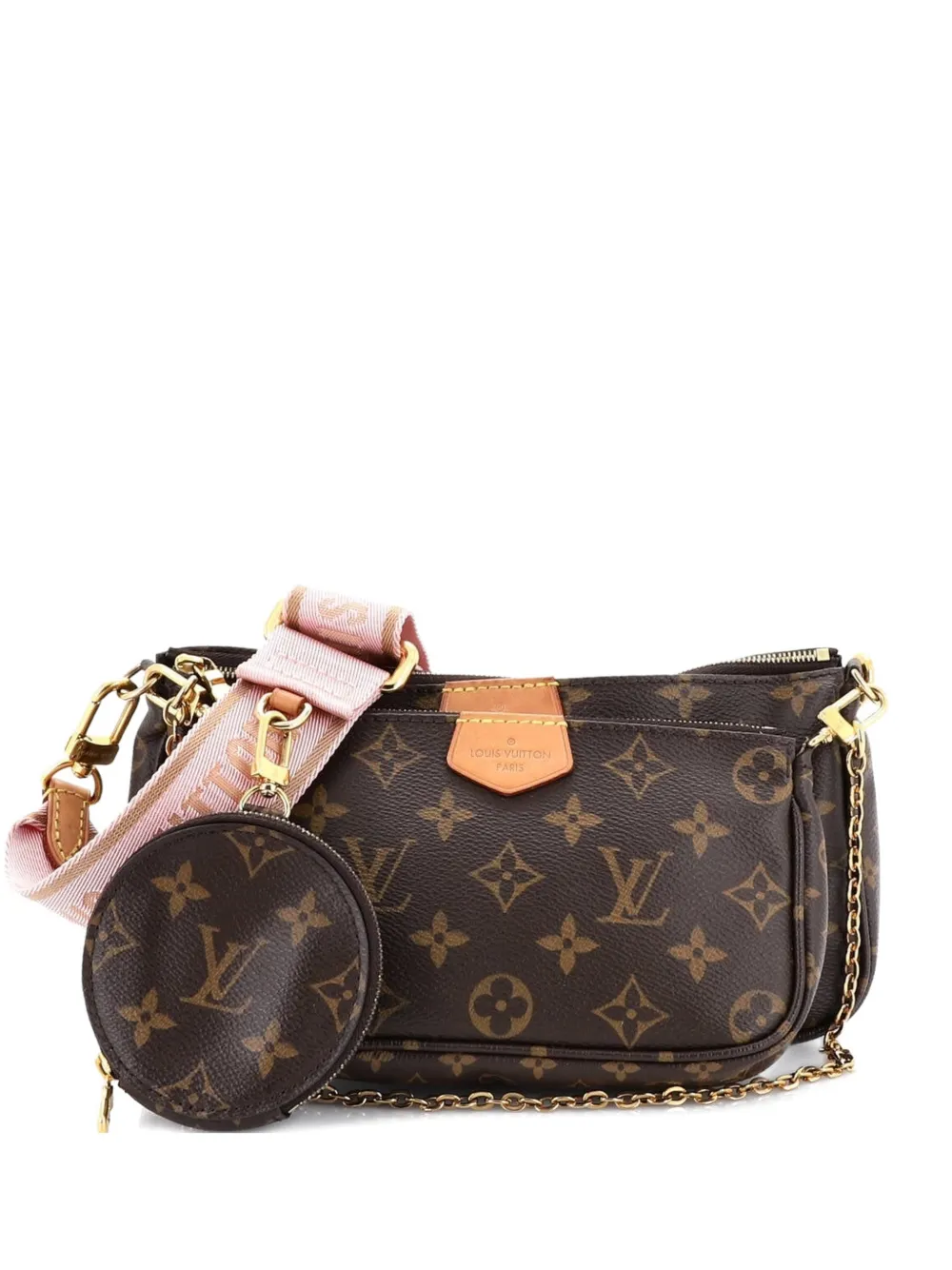 Louis Vuitton Pre-Owned Multi Pochette Accessoires Monogram Canvas crossbody bag - Marrone