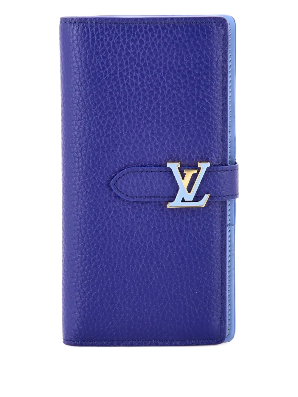 Louis Vuitton Pre-Owned Capucines Vertical Wallet Leather small wallets - Blu
