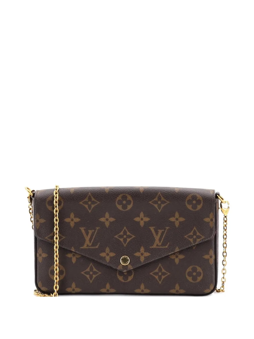 Louis Vuitton Pre-Owned Felicie Pochette Monogram Canvas crossbody bag - Marrone