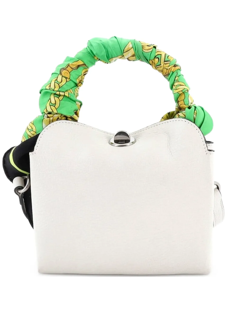 Balenciaga Pre-Owned Flap Scarf Top Handle Bag Leather XS shoulder bag - Verde