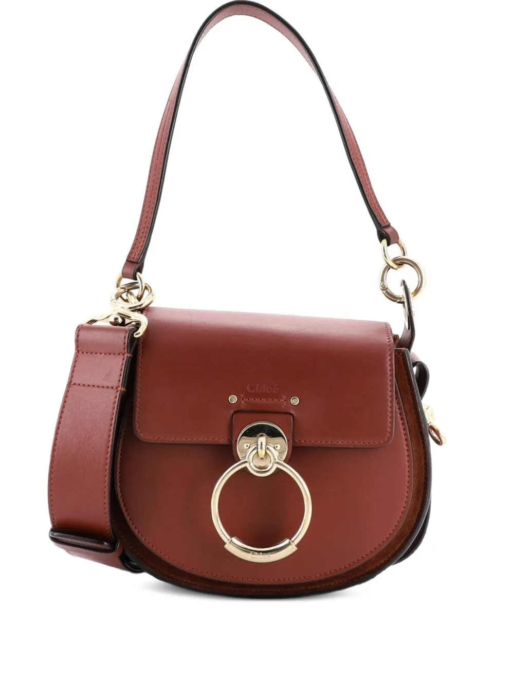 Chloé Pre-Owned Tess Bag Leather Small shoulder bag - Marrone