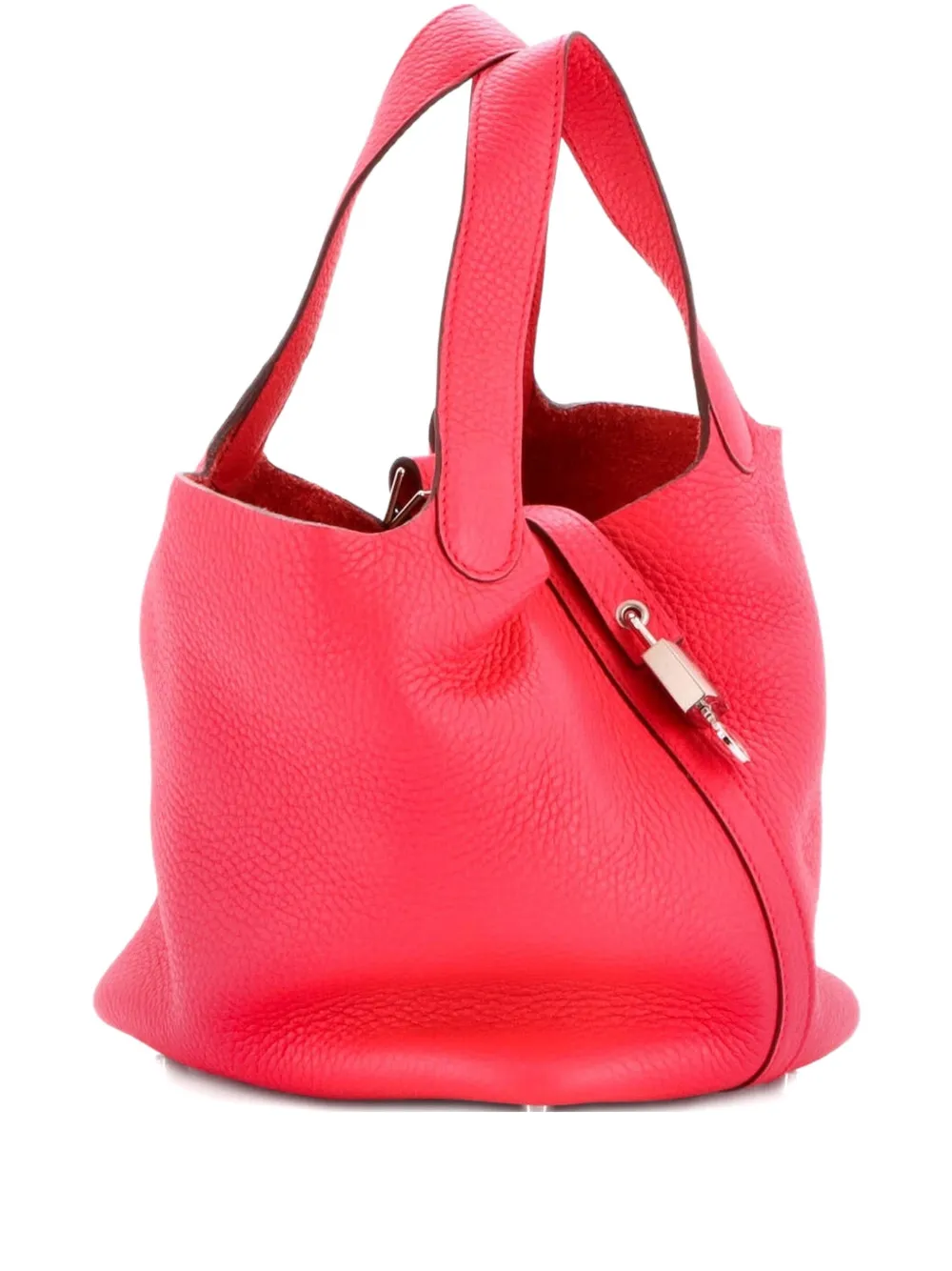 Hermès Pre-Owned Picotin Lock Bag Clemence PM bucket bag - Rosa