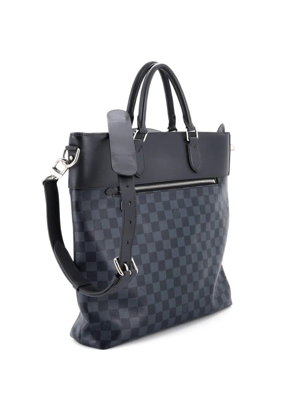 Louis Vuitton Pre-Owned Newport Tote Damier Cobalt satchel - Nero