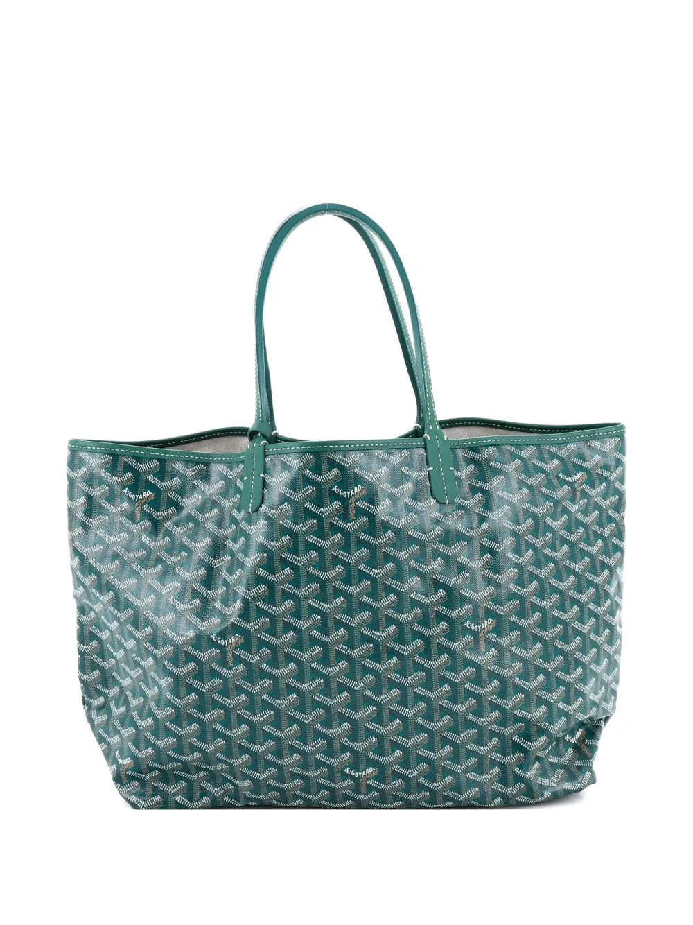 Goyard Pre-Owned Saint Louis Printed Coated Canvas PM tote bag - Verde