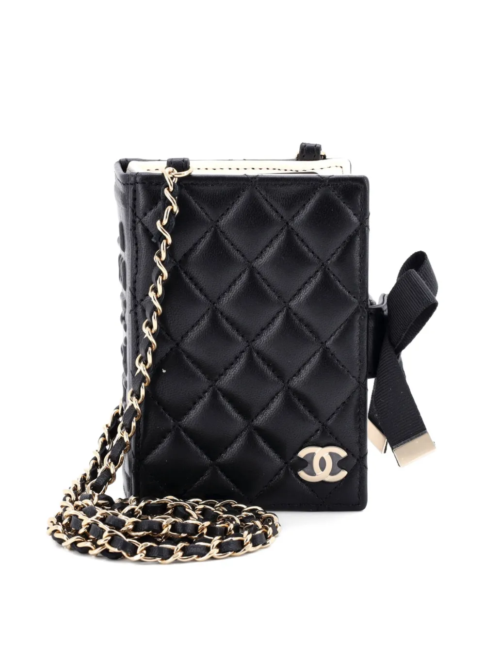 CHANEL Pre-Owned ココマーク ブック カードホルダー ウィズ チェーン