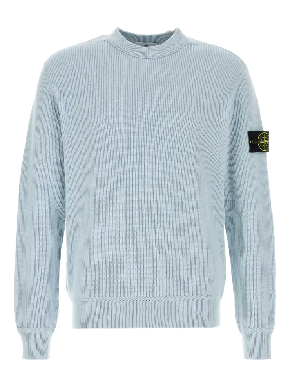 Stone Island ribbed cotton sweater - Blu