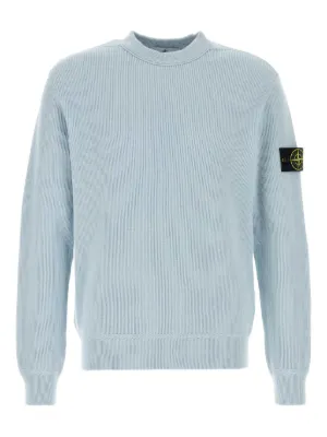 Stone Island Ribbed crew-neck Sweater | Grey | FARFETCH