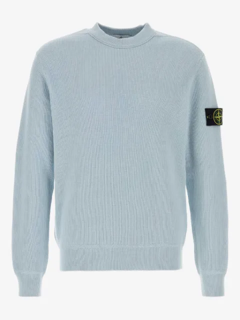 Stone Island 5100154 ribbed soft organic cotton sweatshirt