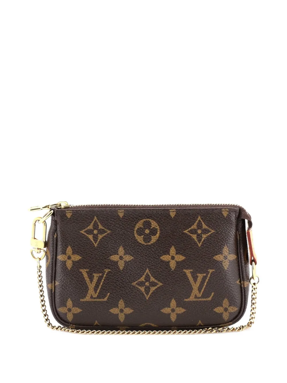 Louis Vuitton Pre-Owned Petit Bucket Zip Monogram Canvas pouch - Marrone