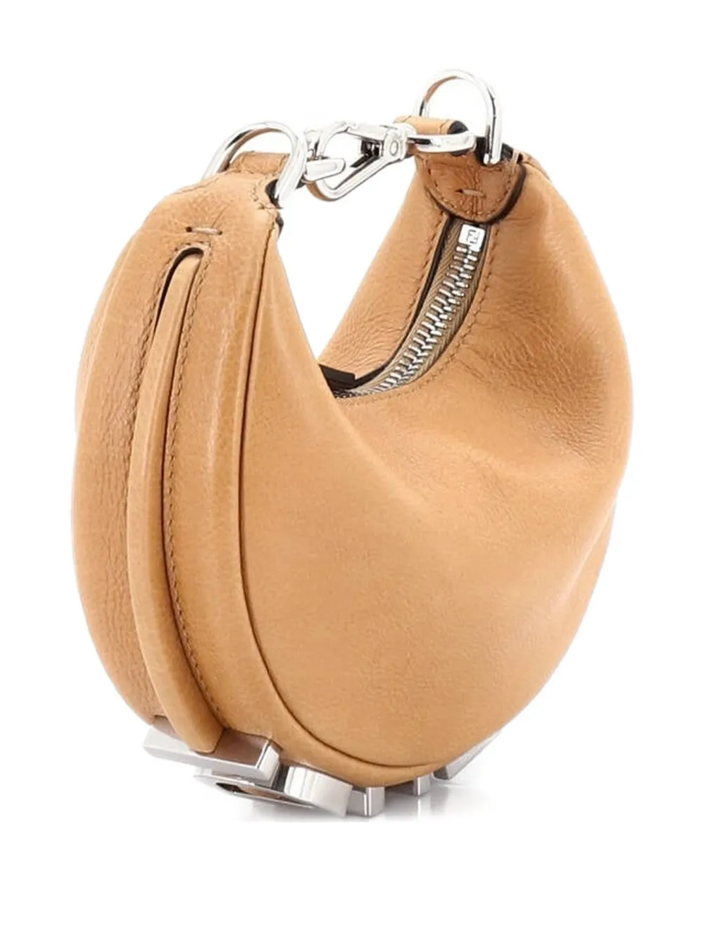 Fendigraphy Bag Leather Nano Hobo Bag