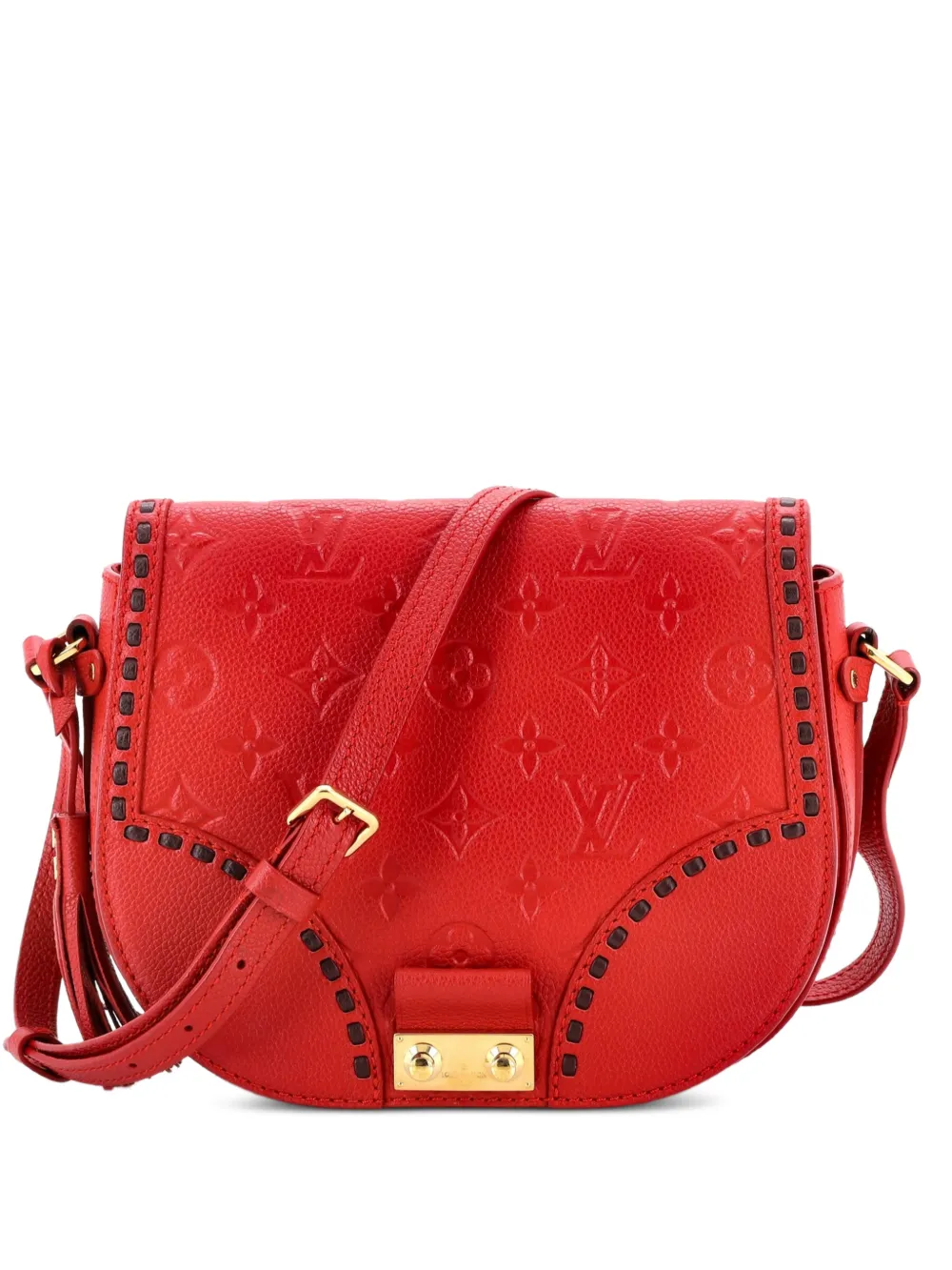 Louis Vuitton Pre-Owned Junot Handbag Monogram Empreinte Leather crossbody bag - Rosso