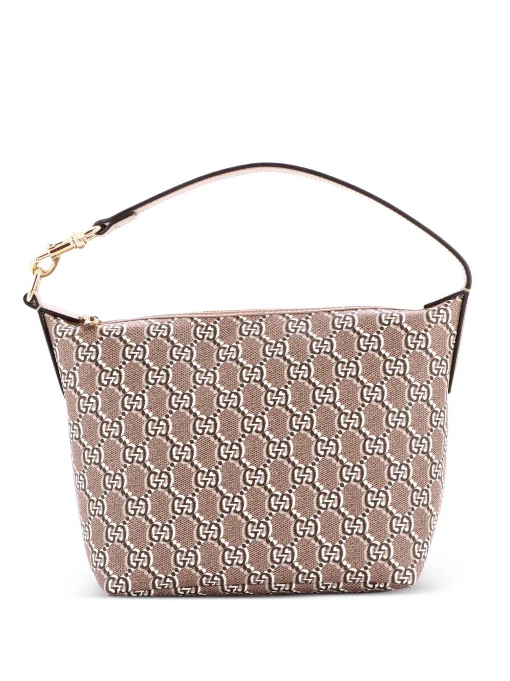 Gucci Pre-Owned Ophidia Zip Shoulder Bag GG Shadow Coated Canvas Super Mini hobo bag - Brown