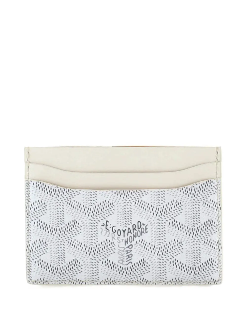 Goyard Pre-Owned Saint Sulpice Coated Canvas card holder - Bianco